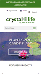 Mobile Screenshot of crystal-life.com